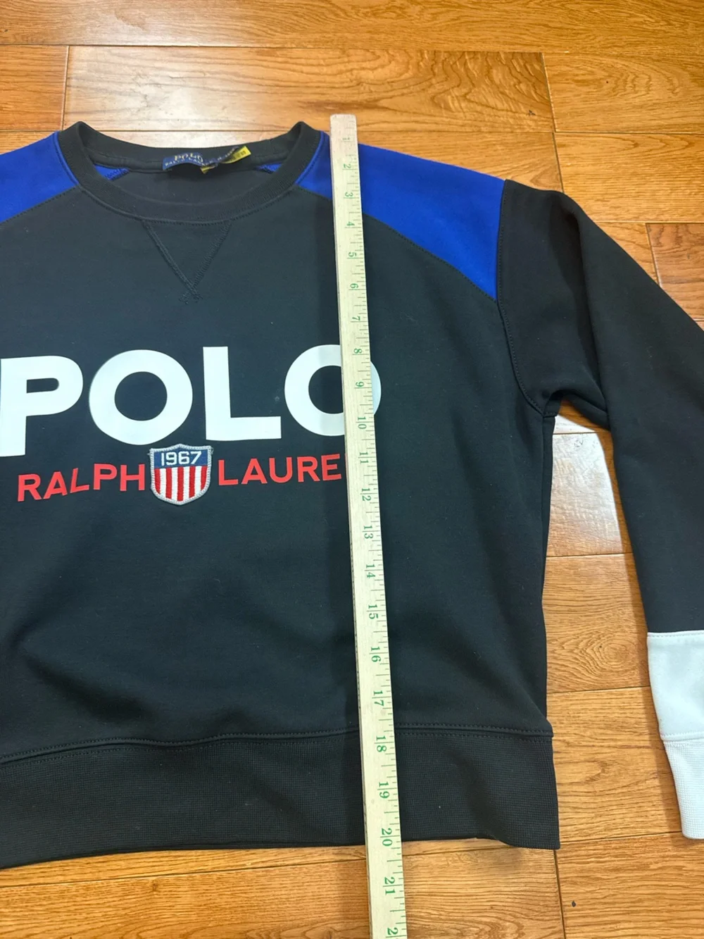 Polo Ralph Lauren Boys Colorblock Shield Pullover Sweatshirt